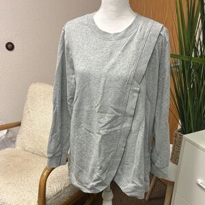 Old Navy Heather Gray Maternity Top